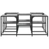 Mesa De Centro，mesa Auxiliar，mesa De Café Madera De Ingeniería Gris Sonoma 91x91x40 Cm Cfw774359