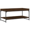 Mesa De Centro，mesa Auxiliar，mesa De Café Madera De Ingeniería Marrón Roble 100x49x45 Cm Cfw774363