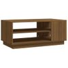 Mesa De Centro，mesa Auxiliar，mesa De Café Madera De Ingeniería Marrón Roble 102x55x43 Cm Cfw774373