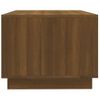 Mesa De Centro，mesa Auxiliar，mesa De Café Madera De Ingeniería Marrón Roble 102x55x43 Cm Cfw774373