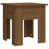 Mesa De Centro，mesa Auxiliar，mesa De Café Madera De Ingeniería Marrón Roble 40x40x42 Cm Cfw774375