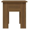 Mesa De Centro，mesa Auxiliar，mesa De Café Madera De Ingeniería Marrón Roble 40x40x42 Cm Cfw774375