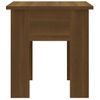 Mesa De Centro，mesa Auxiliar，mesa De Café Madera De Ingeniería Marrón Roble 40x40x42 Cm Cfw774375