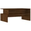 Mesa De Centro，mesa Auxiliar，mesa De Café Madera De Ingeniería Marrón Roble 90x55x42,5 Cm Cfw774392