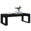 Mesa De Centro，mesa Auxiliar，mesa De Café Madera De Ingeniería Negro 102x50x35 Cm Cfw774420