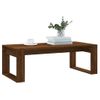 Mesa De Centro，mesa Auxiliar，mesa De Café Madera De Ingeniería Roble Marrón 102x50x35 Cm Cfw774523