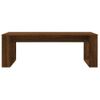 Mesa De Centro，mesa Auxiliar，mesa De Café Madera De Ingeniería Roble Marrón 102x50x35 Cm Cfw774523