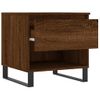 Mesa De Centro，mesa Auxiliar，mesa De Café Madera De Ingeniería Roble Marrón 50x46x50 Cm Cfw774534