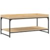 Mesa De Centro，mesa Auxiliar，mesa De Café Madera De Ingeniería Roble Sonoma 100x49x45 Cm Cfw774558