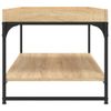 Mesa De Centro，mesa Auxiliar，mesa De Café Madera De Ingeniería Roble Sonoma 100x49x45 Cm Cfw774558