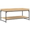 Mesa De Centro，mesa Auxiliar，mesa De Café Madera De Ingeniería Roble Sonoma 100x49x45 Cm Cfw774558