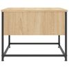 Mesa De Centro，mesa Auxiliar，mesa De Café Madera De Ingeniería Roble Sonoma 100x51x40 Cm Cfw774561