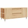 Mesa De Centro，mesa Auxiliar，mesa De Café Madera De Ingeniería Roble Sonoma 102x44,5x50 Cm Cfw774569