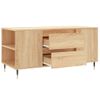 Mesa De Centro，mesa Auxiliar，mesa De Café Madera De Ingeniería Roble Sonoma 102x44,5x50 Cm Cfw774569