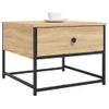 Mesa De Centro，mesa Auxiliar，mesa De Café Madera De Ingeniería Roble Sonoma 51x51x40 Cm Cfw774593