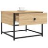 Mesa De Centro，mesa Auxiliar，mesa De Café Madera De Ingeniería Roble Sonoma 51x51x40 Cm Cfw774593