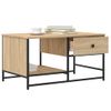 Mesa De Centro，mesa Auxiliar，mesa De Café Madera De Ingeniería Roble Sonoma 85,5x51x45 Cm Cfw774605