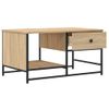 Mesa De Centro，mesa Auxiliar，mesa De Café Madera De Ingeniería Roble Sonoma 85,5x51x45 Cm Cfw774605