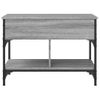 Mesa De Centro，mesa Auxiliar，mesa De Café Madera Ingeniería Metal Gris Sonoma 70x50x50 Cm Cfw774666