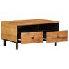 Mesa De Centro，mesa Auxiliar，mesa De Café Madera Maciza De Acacia 80x54x40 Cm Cfw774751