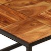 Mesa De Centro，mesa Auxiliar，mesa De Café Madera Maciza De Acacia Y Acero 110x60x40 Cm Cfw774754