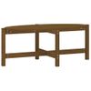 Mesa De Centro，mesa Auxiliar，mesa De Café Madera Maciza De Pino Marrón Miel 118x63x45 Cm Cfw774804