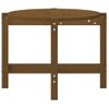 Mesa De Centro，mesa Auxiliar，mesa De Café Madera Maciza De Pino Marrón Miel 118x63x45 Cm Cfw774804