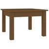 Mesa De Centro，mesa Auxiliar，mesa De Café Madera Maciza De Pino Marrón Miel 45x45x30 Cm Cfw774809