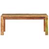 Mesa De Centro，mesa Auxiliar，mesa De Café Madera Maciza Reciclada 100x55x40 Cm Cfw774862