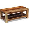 Mesa De Centro，mesa Auxiliar，mesa De Café Madera Maciza Reciclada 90x45x35 Cm Cfw774875