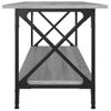 Mesa De Centro，mesa Auxiliar，mesa De Café Madera Y Hierro Gris Sonoma 100x45x45 Cm Cfw774888