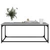 Mesa De Centro，mesa Auxiliar，mesa De Café Madera Y Hierro Gris Sonoma 102x50x40 Cm Cfw774889