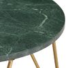 Mesa De Centro，mesa Auxiliar，mesa De Café Piedra Real Textura De Mármol Verde 65x65x42 Cm Cfw774934