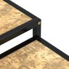 Pack 2 Uds Mesas De Centro，mesa Auxiliar，mesa De Café Mdf Negro Y Amarillo Cfw775872