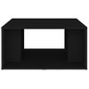 4 Uds Mesas De Centro，mesa Auxiliar，mesa De Café Madera Contrachapada Negro 33x33x33 Cm Cfw775891