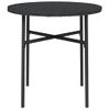 Mesita De Centro，mesa Auxiliar，mesa De Café De Ratán Sintético Negro 45 Cm Cfw776017