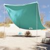 Toldo De Playa | Toldo Exterior | Toldo Parasol Con Anclas De Arena Verde 214x236 Cm Cfw800327