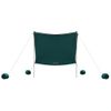 Toldo De Playa | Toldo Exterior | Toldo Parasol Con Anclas De Arena Verde 214x236 Cm Cfw800327