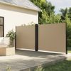 Toldo Lateral | Toldo Exterior | Toldo Parasol Retráctil Beige 160x1200 Cm Cfw800492