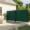 Toldo Lateral | Toldo Exterior | Toldo Parasol Retráctil Verde Oscuro 160x1200 Cm Cfw801062