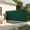 Toldo Lateral | Toldo Exterior | Toldo Parasol Retráctil Verde Oscuro 160x300 Cm Cfw801063