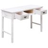 Mesa Consola | Mesa De Entrada | Mesa Auxiliar De Madera Blanco Antiguo 110x45x76 Cm Cfw771589