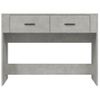 Mesa Consola | Mesa De Entrada | Mesa Auxiliar De Madera Contrachapada Gris Hormigón 100x39x75 Cm Cfw771593