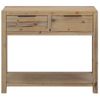 Mesa Consola | Mesa De Entrada | Mesa Auxiliar De Madera Maciza De Acacia 82x33x73 Cm Cfw771627