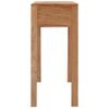 Mesa Consola | Mesa De Entrada | Mesa Auxiliar De Madera Maciza De Teca 110x35x75 Cm Cfw771701