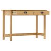 Mesa Consola | Mesa De Entrada | Mesa Auxiliar Hill Con 2 Cajones Madera Pino 110x45x74 Cm Cfw771773