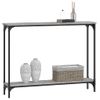 Mesa Consola | Mesa De Entrada | Mesa Auxiliar Madera De Ingeniería Gris Sonoma 100x22,5x75 Cm Cfw771814