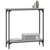 Mesa Consola | Mesa De Entrada | Mesa Auxiliar Madera De Ingeniería Gris Sonoma 75x22,5x75 Cm Cfw771853