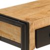 Mesa Consola | Mesa De Entrada | Mesa Auxiliar Madera Maciza De Mango 110x30x76 Cm Cfw772099