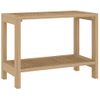 Mesa Auxiliar | Mesita Auxiliar | Mesa De Café De Baño Madera Maciza De Teca 60x30x45 Cm Cfw771160